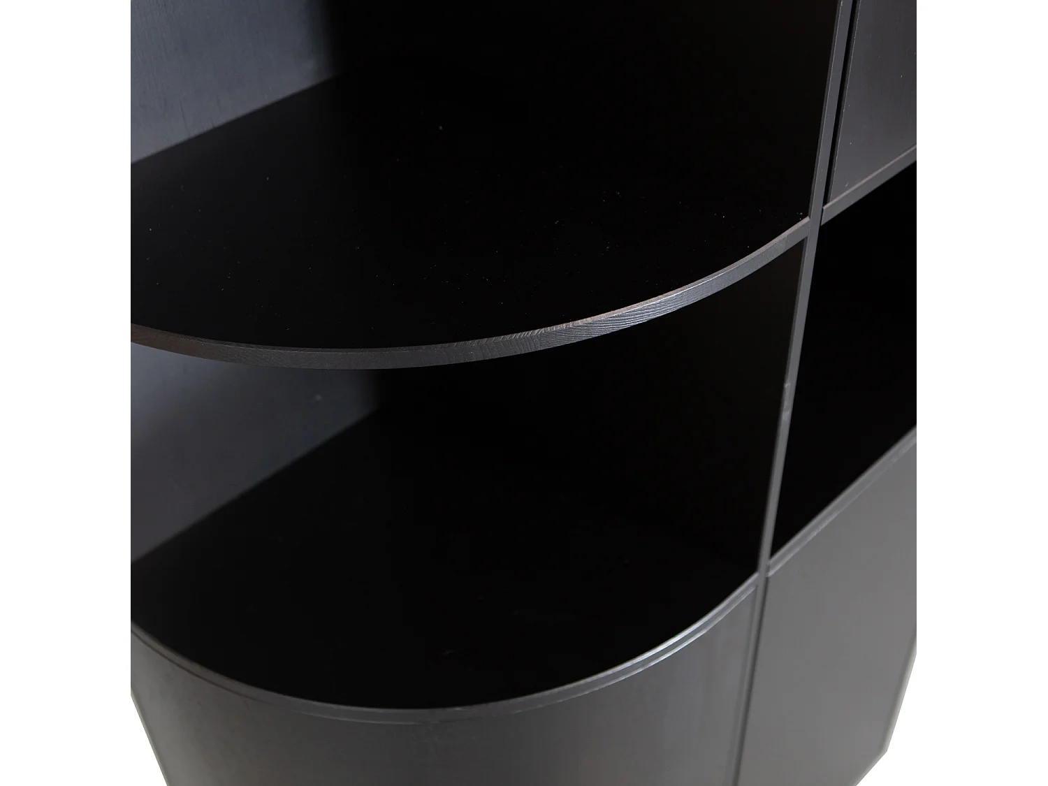 Armoire de rangement rond gauche en pin FINCA