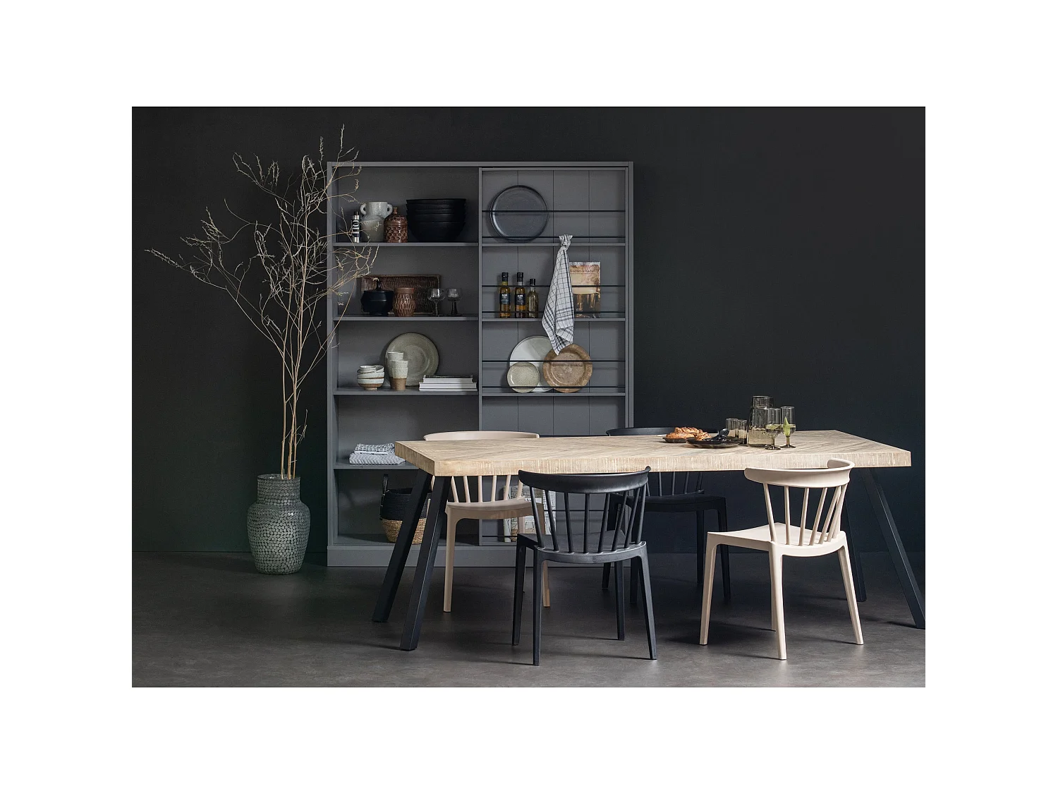 Chaises de jardin en plastique BLISS