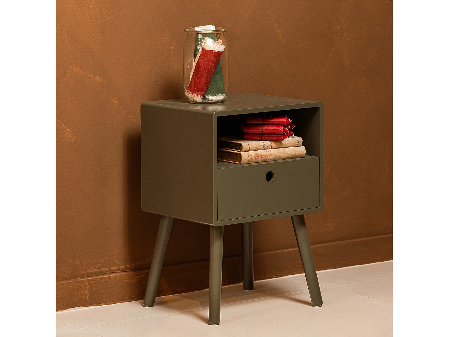 Table de chevet en bois OZZY