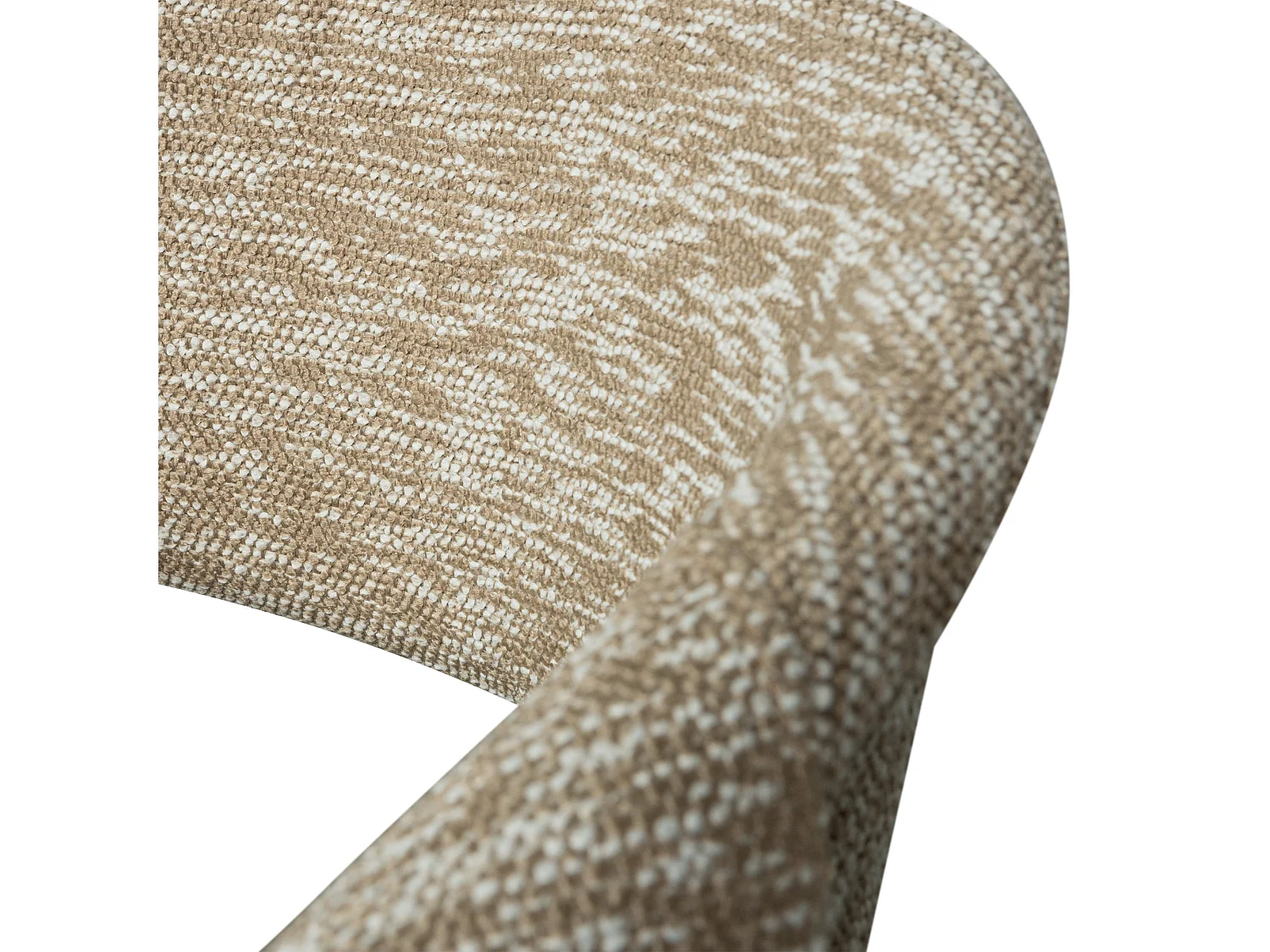 Lot de 2 chaises de table en fer et polyester YOSSI