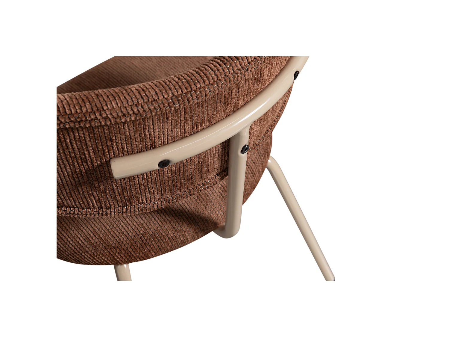 Lot de 2 chaises de table en polyester TRAVIS