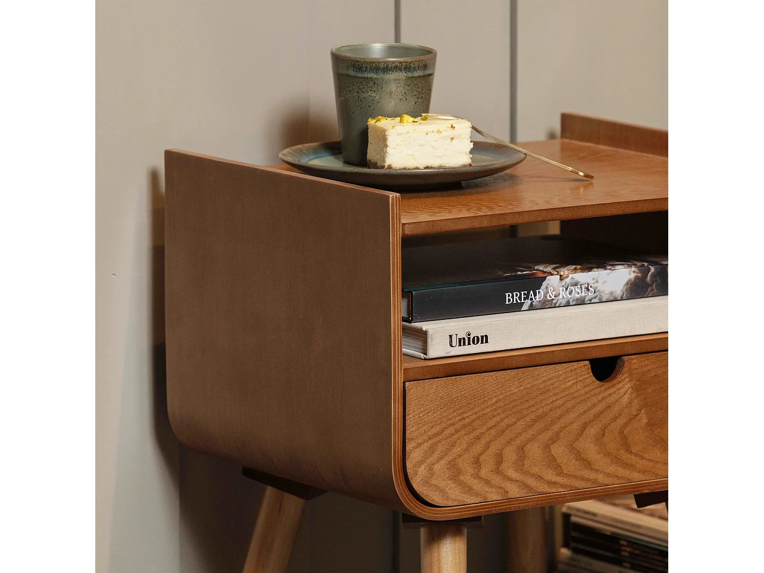 Table de chevet en bois NILS