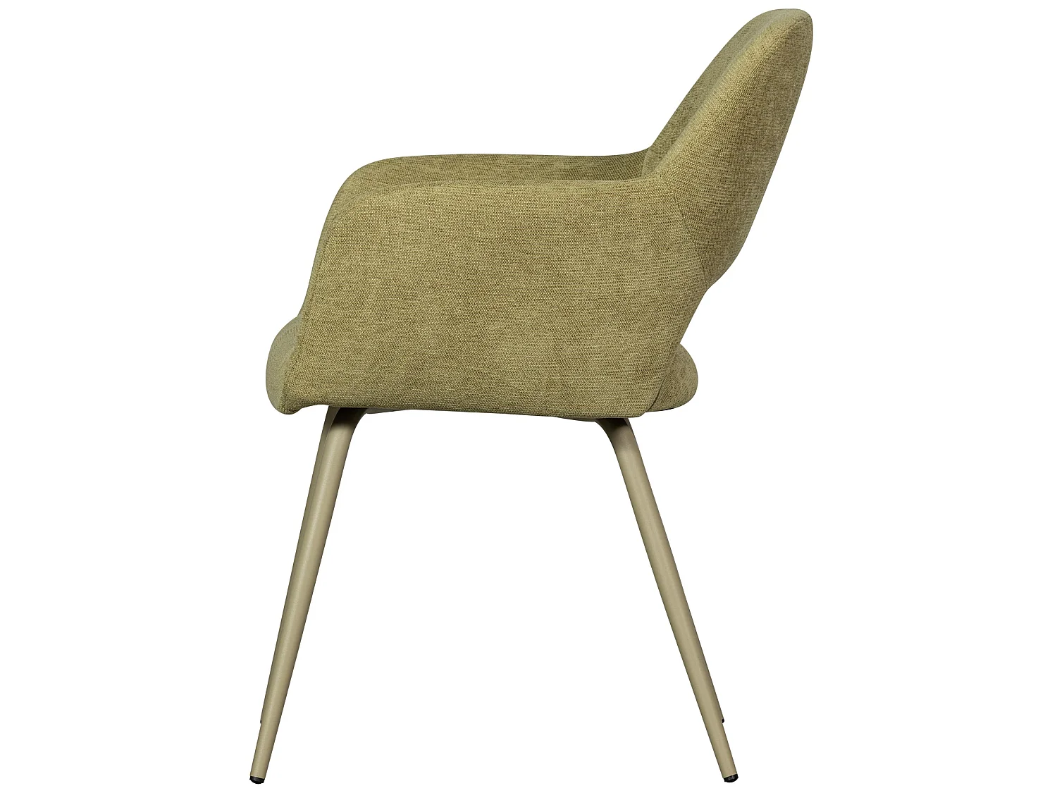 Lot de 2 chaises de table avec accoudoir en polyester JENNY