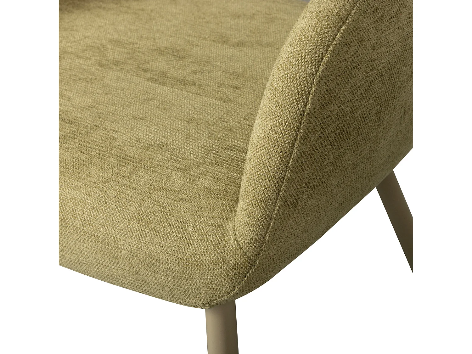 Lot de 2 chaises de table avec accoudoir en polyester JENNY