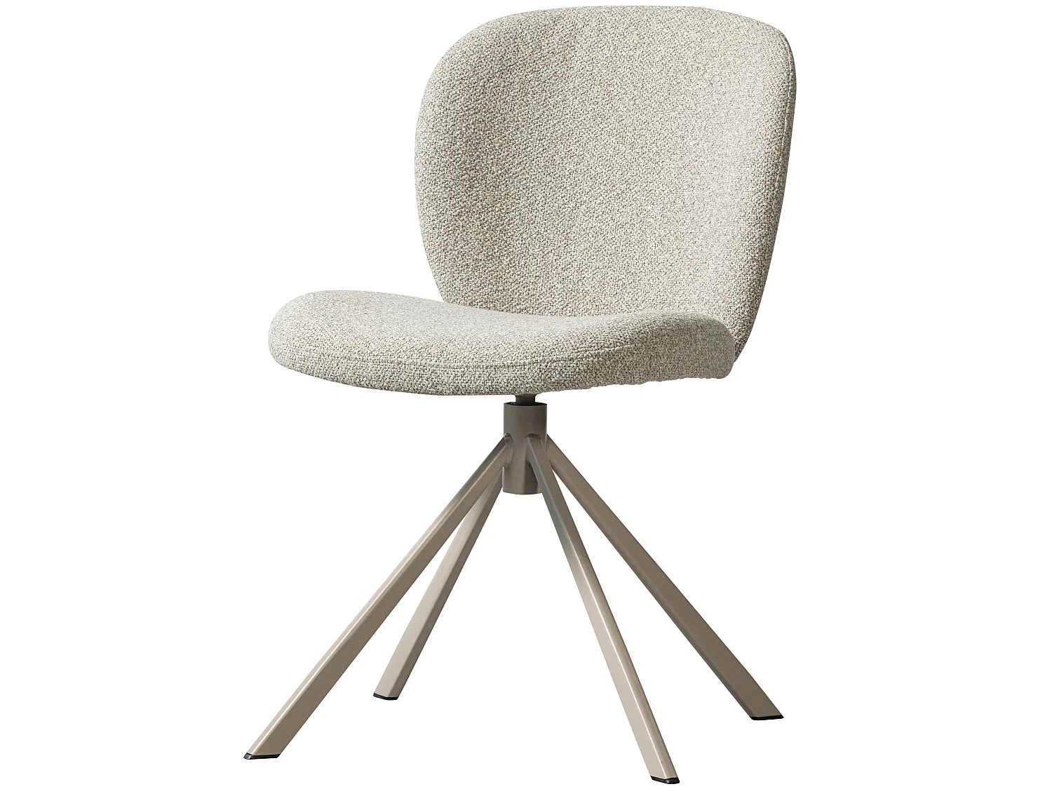 Lot de 2 chaises de salle à manger en bouclé FEMKE