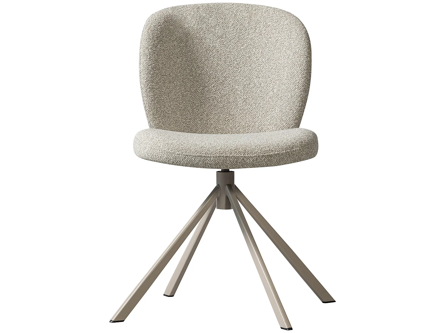 Lot de 2 chaises de salle à manger en bouclé FEMKE