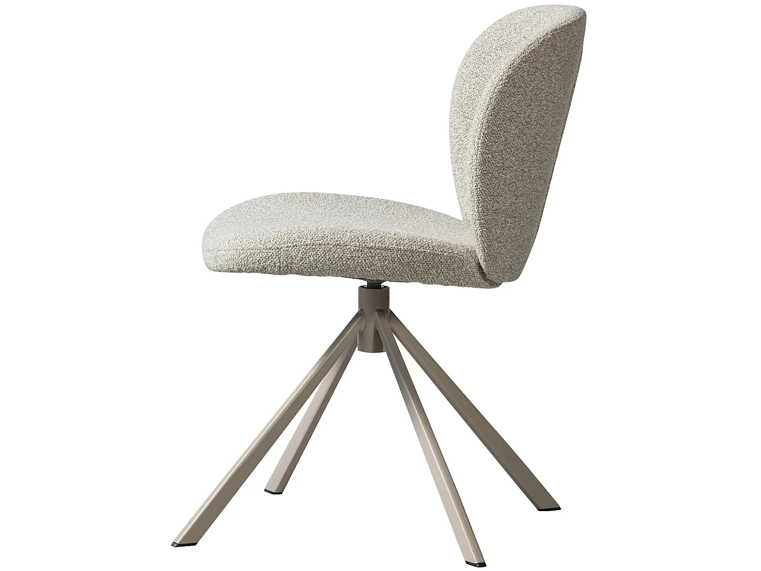 Lot de 2 chaises de salle à manger en bouclé FEMKE