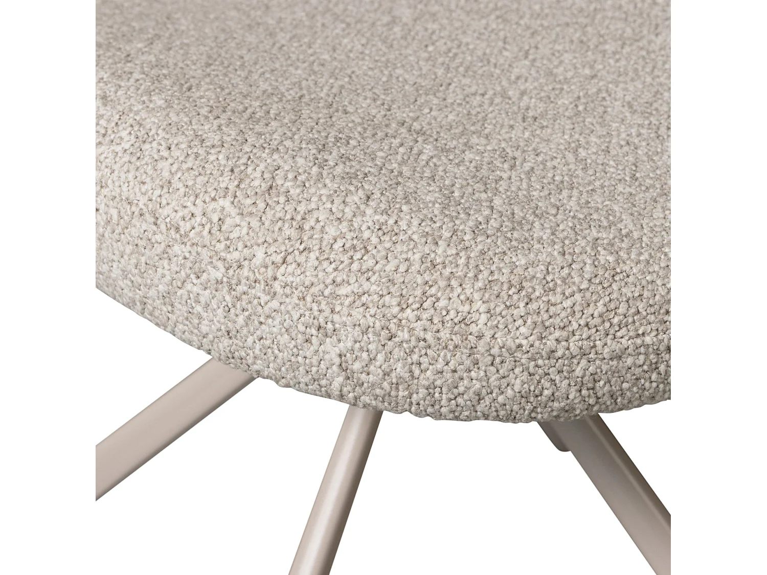 Lot de 2 chaises de salle à manger en bouclé FEMKE