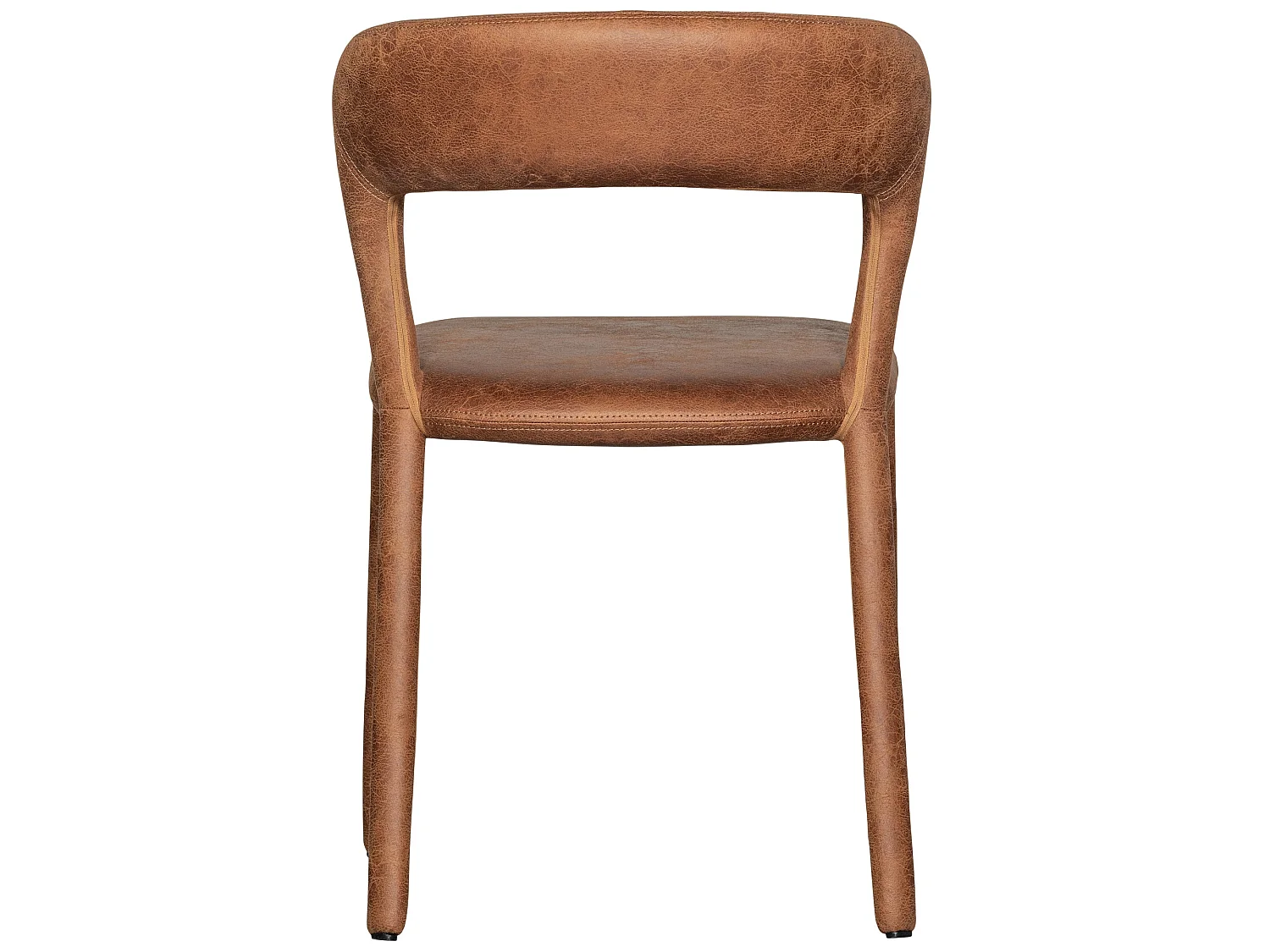 Lot de 2 chaises de table en similicuir NOBLE