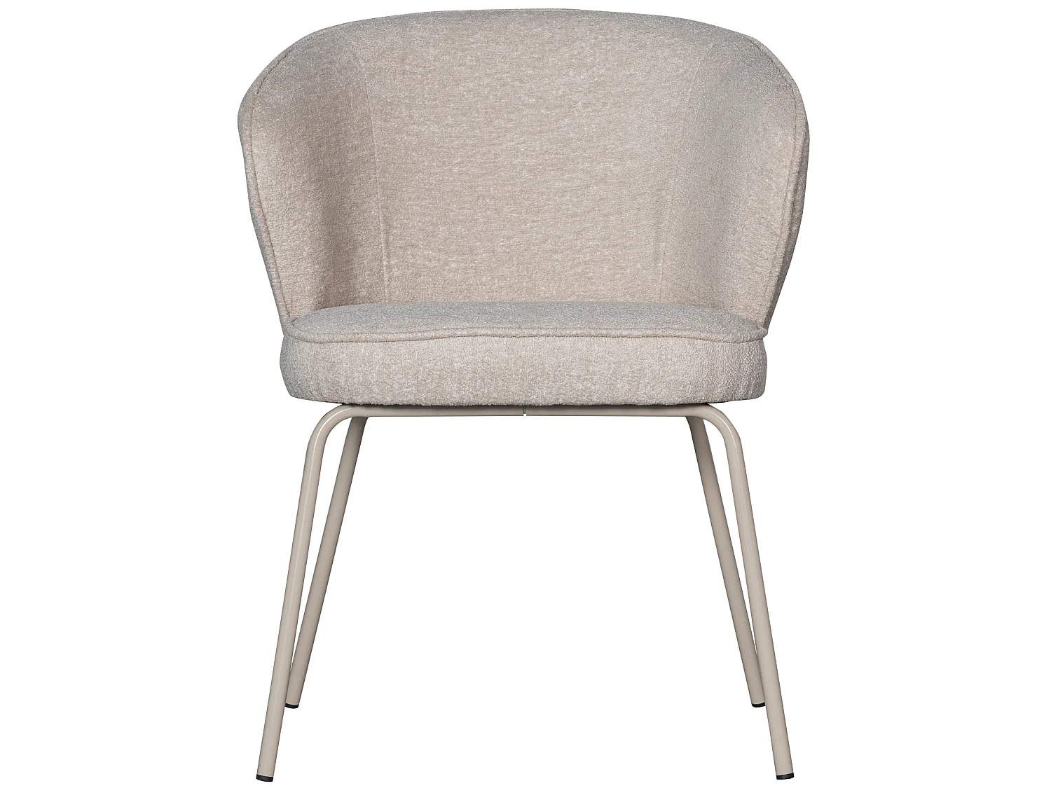 Lot de 2 chaises de salle à manger en polyester ADMIT