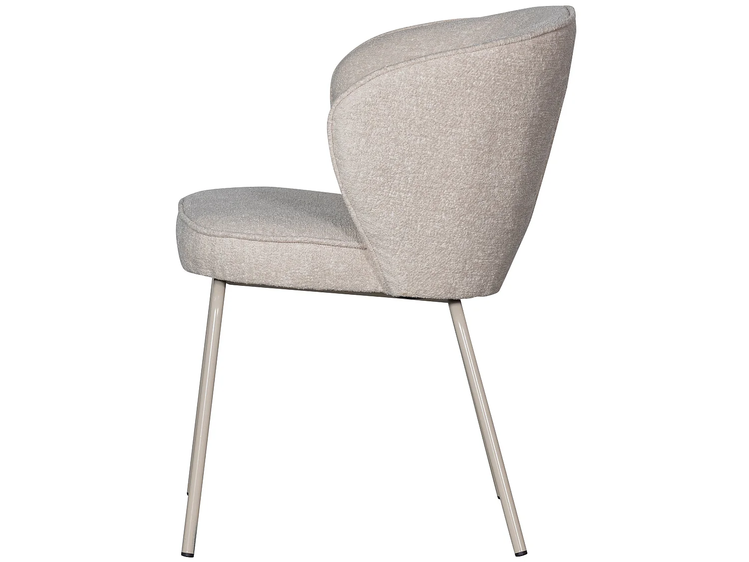 Lot de 2 chaises de salle à manger en polyester ADMIT