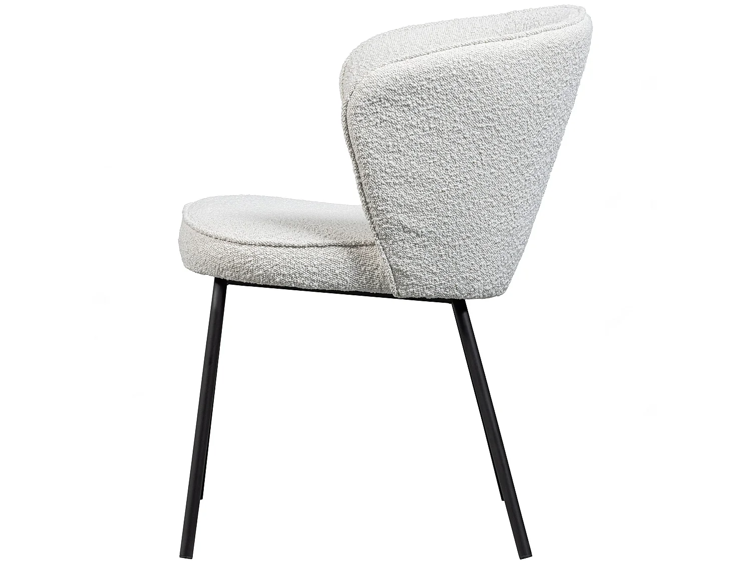 Chaises de table en tissu ADMIT