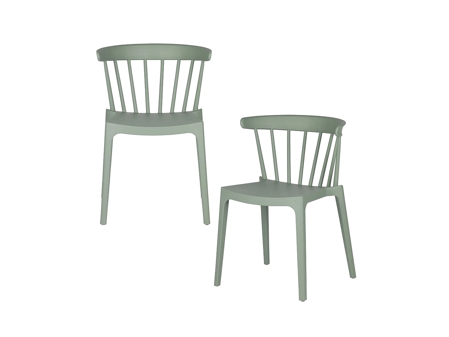 Chaises de jardin en plastique BLISS