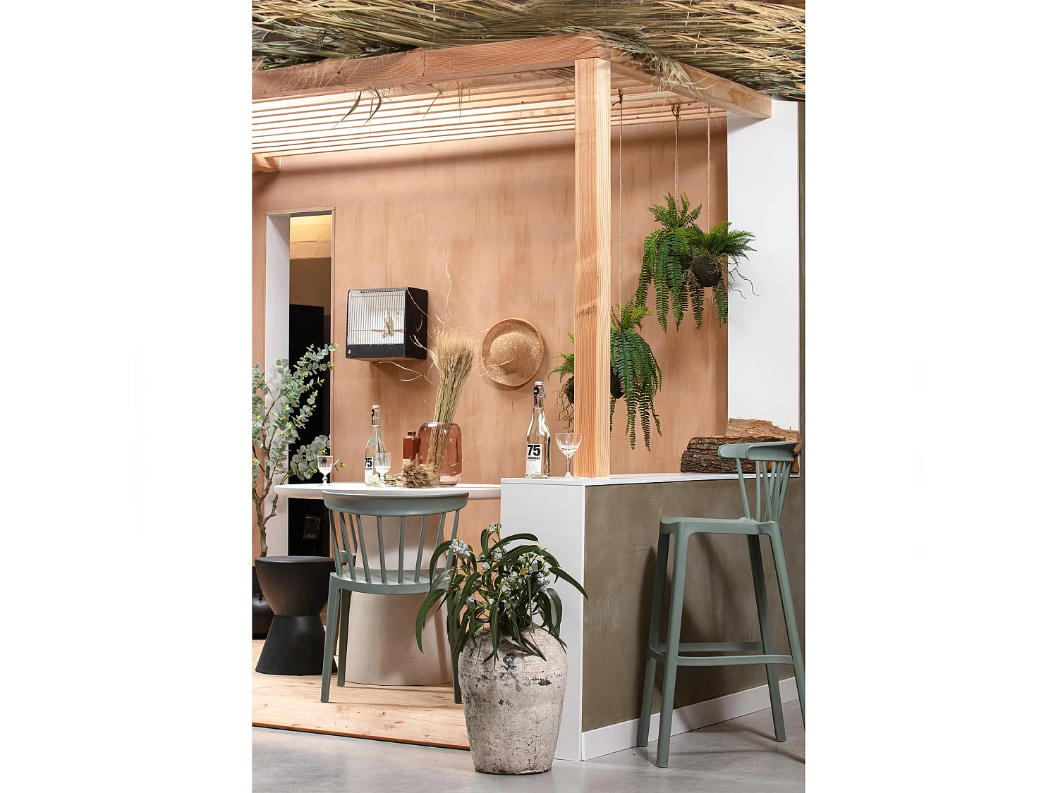Chaises de jardin en plastique BLISS