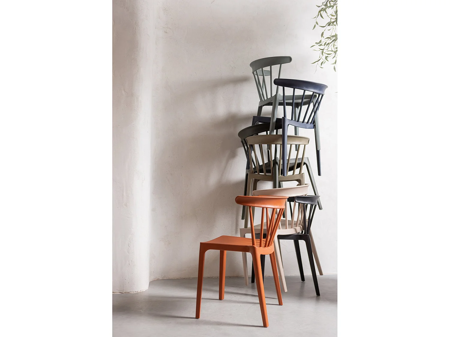 Chaises de jardin en plastique BLISS