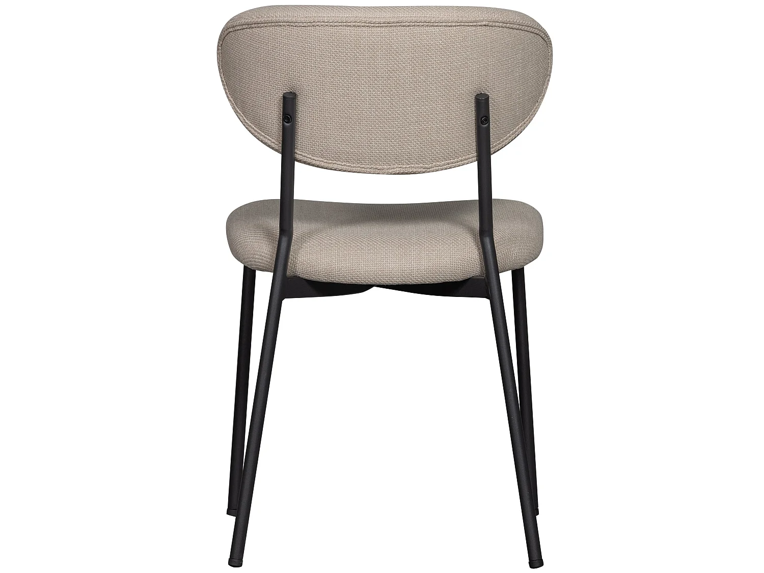Lot de 2 chaises de salle à manger en polyester KJELD