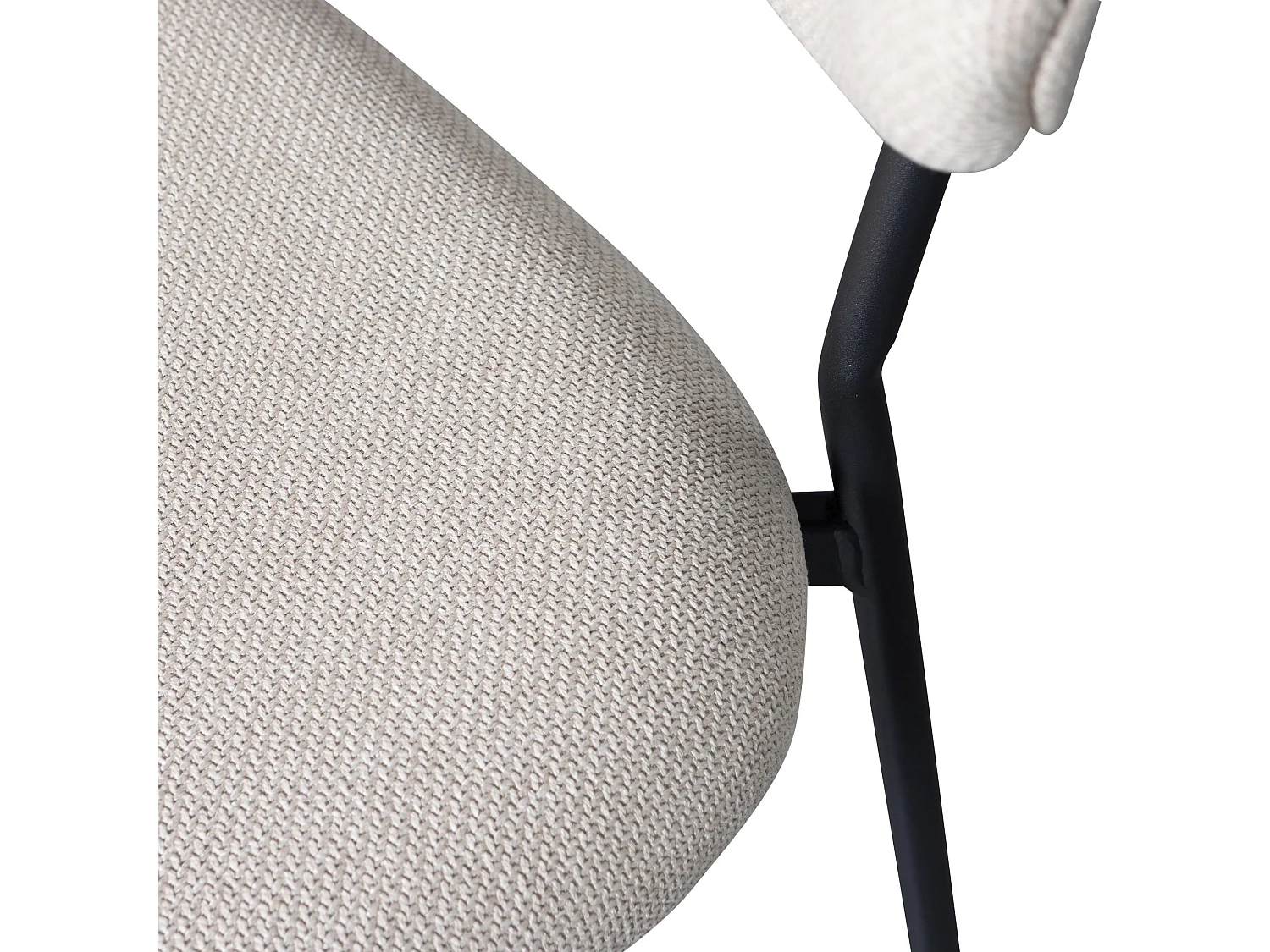 Lot de 2 chaises de salle à manger en polyester KJELD