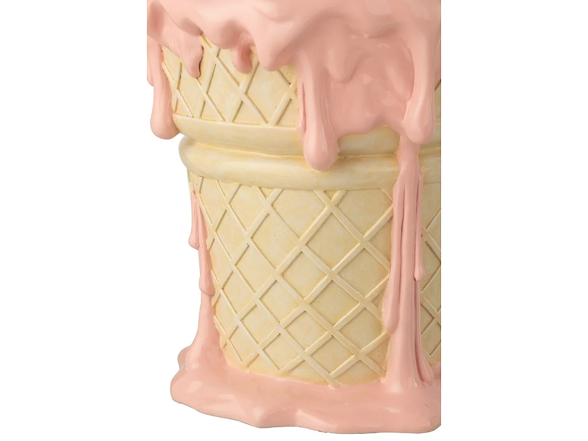 Table d'Appoint Enfant "Crème Glacée" 38cm Rose
