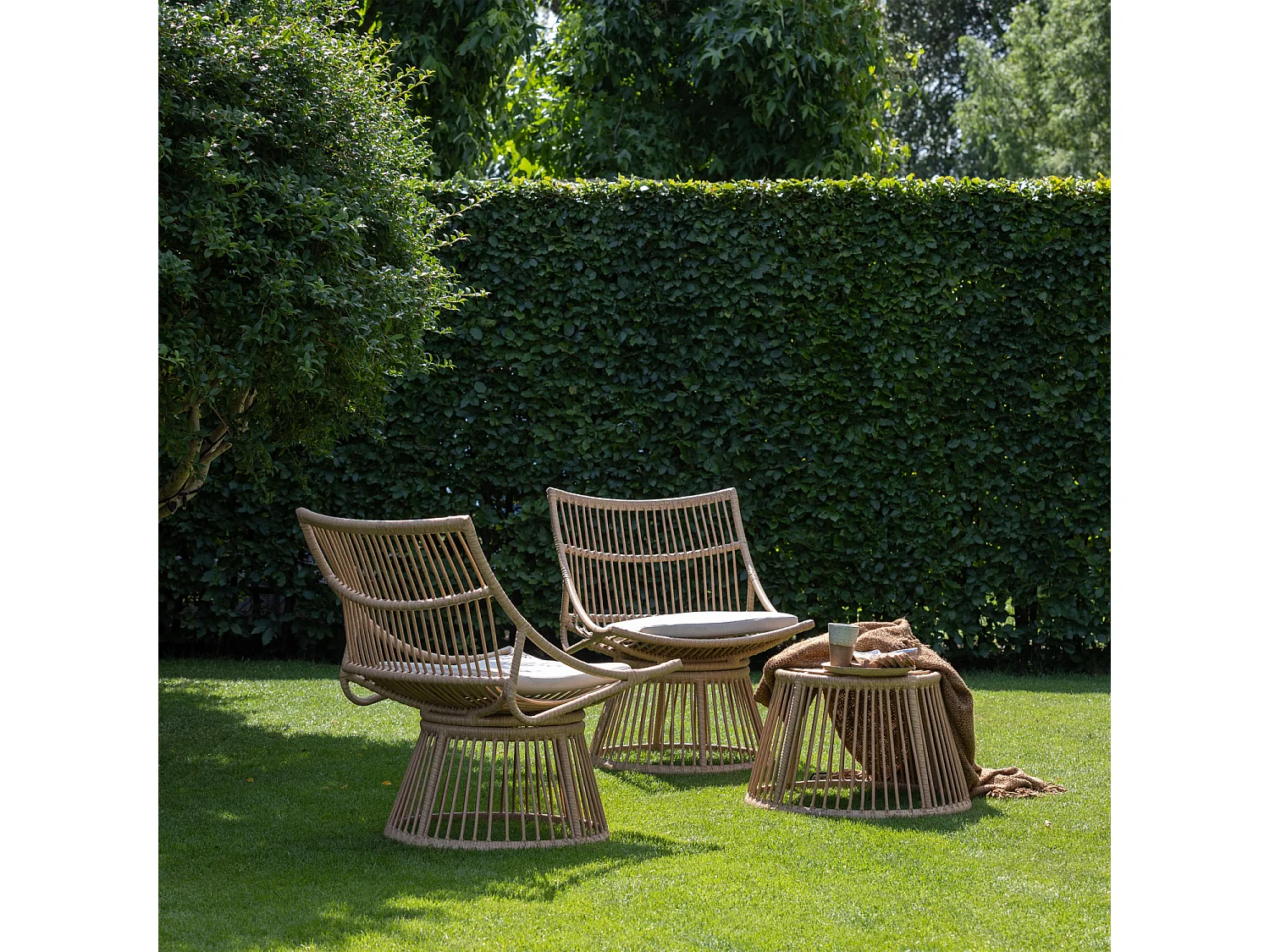Fauteuil en wicker ALATNA