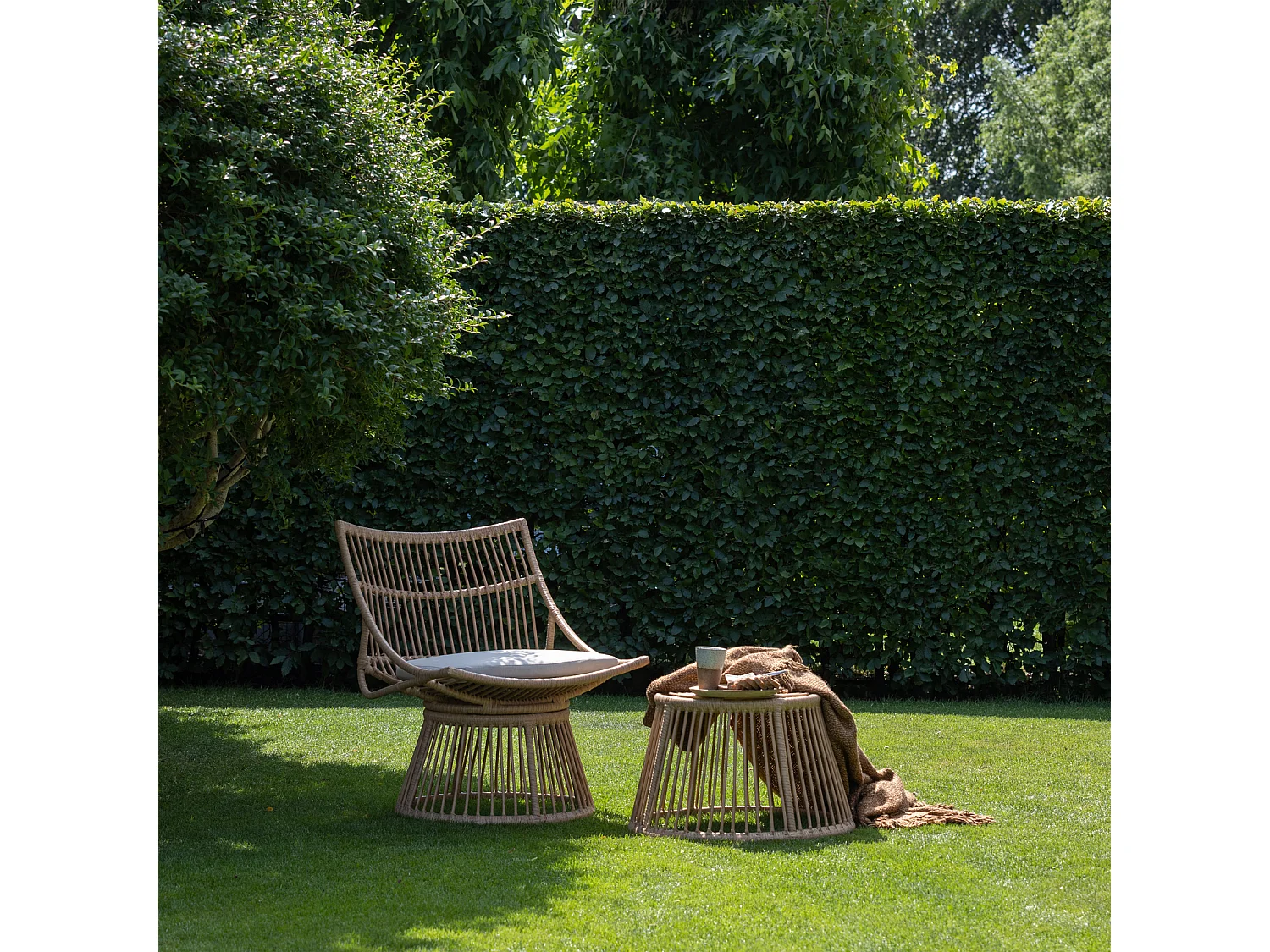 Fauteuil en wicker ALATNA