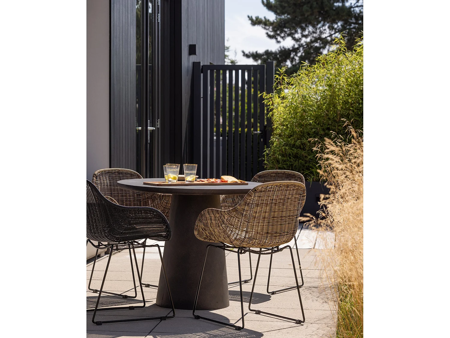 Chaises de jardin en rotin WILLOW