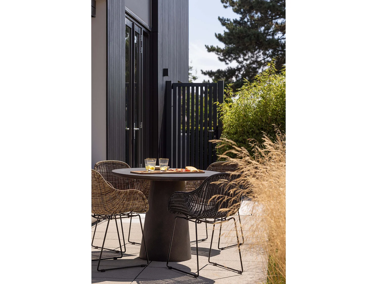 Chaises de jardin en rotin WILLOW