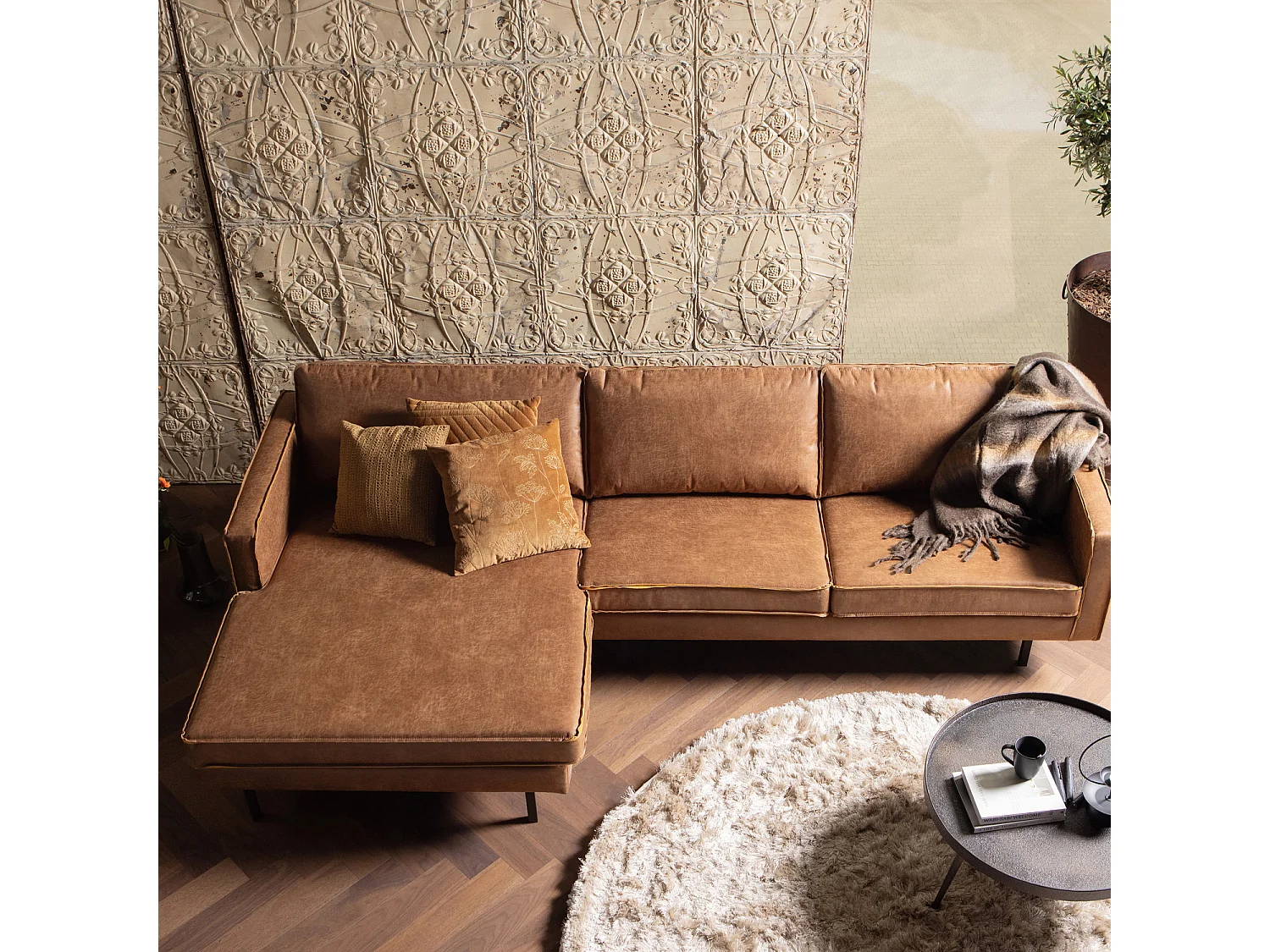 Chaise longue aspect RODEO