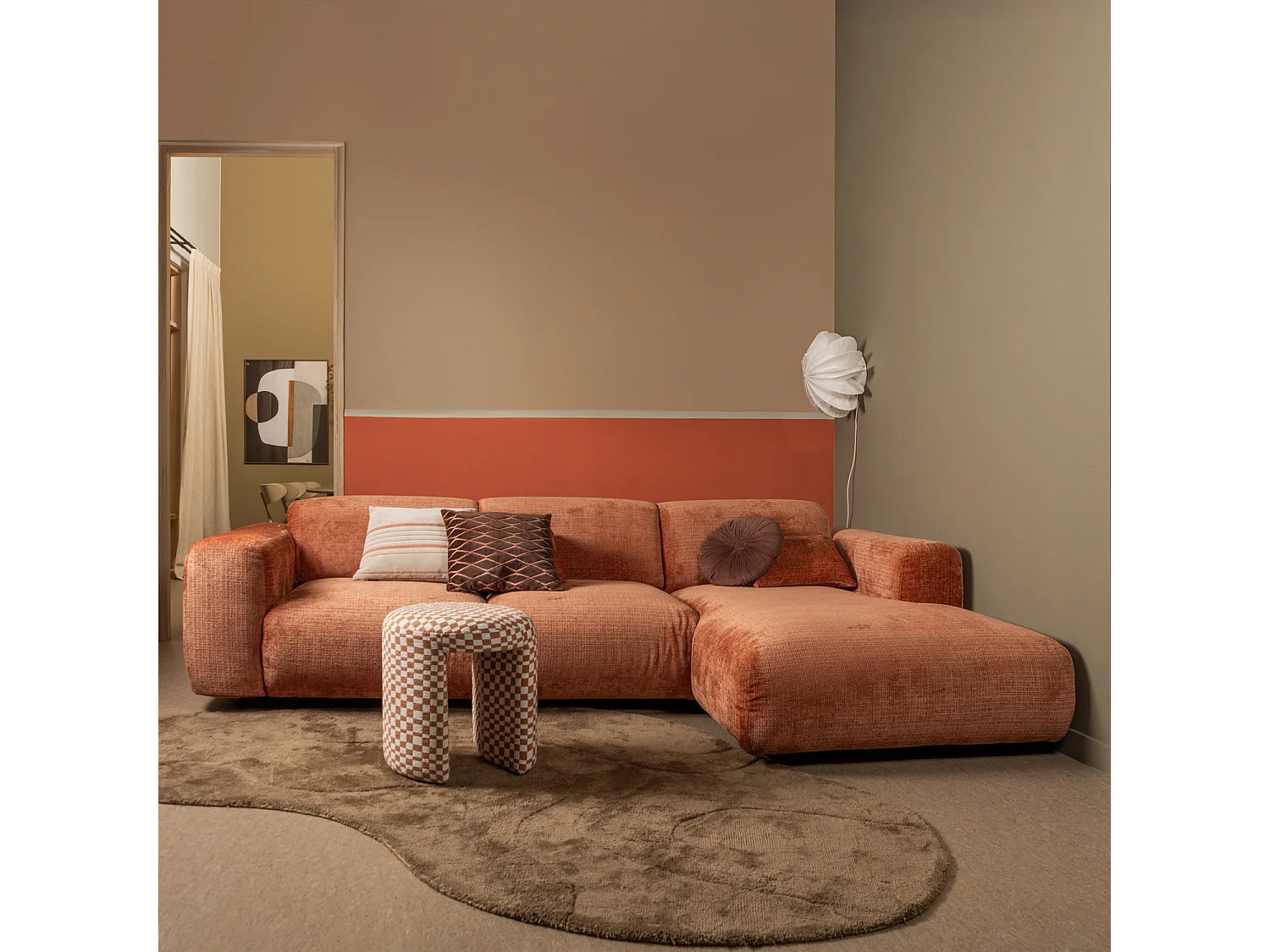 Tebouret en polyester CHARLIE