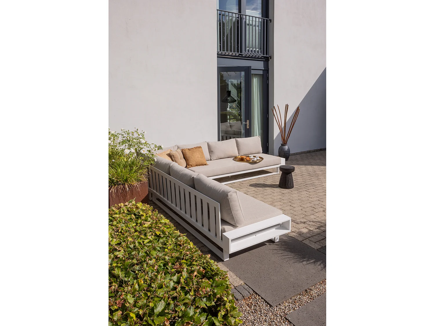 Tabouret en bois de paulownia BORRE