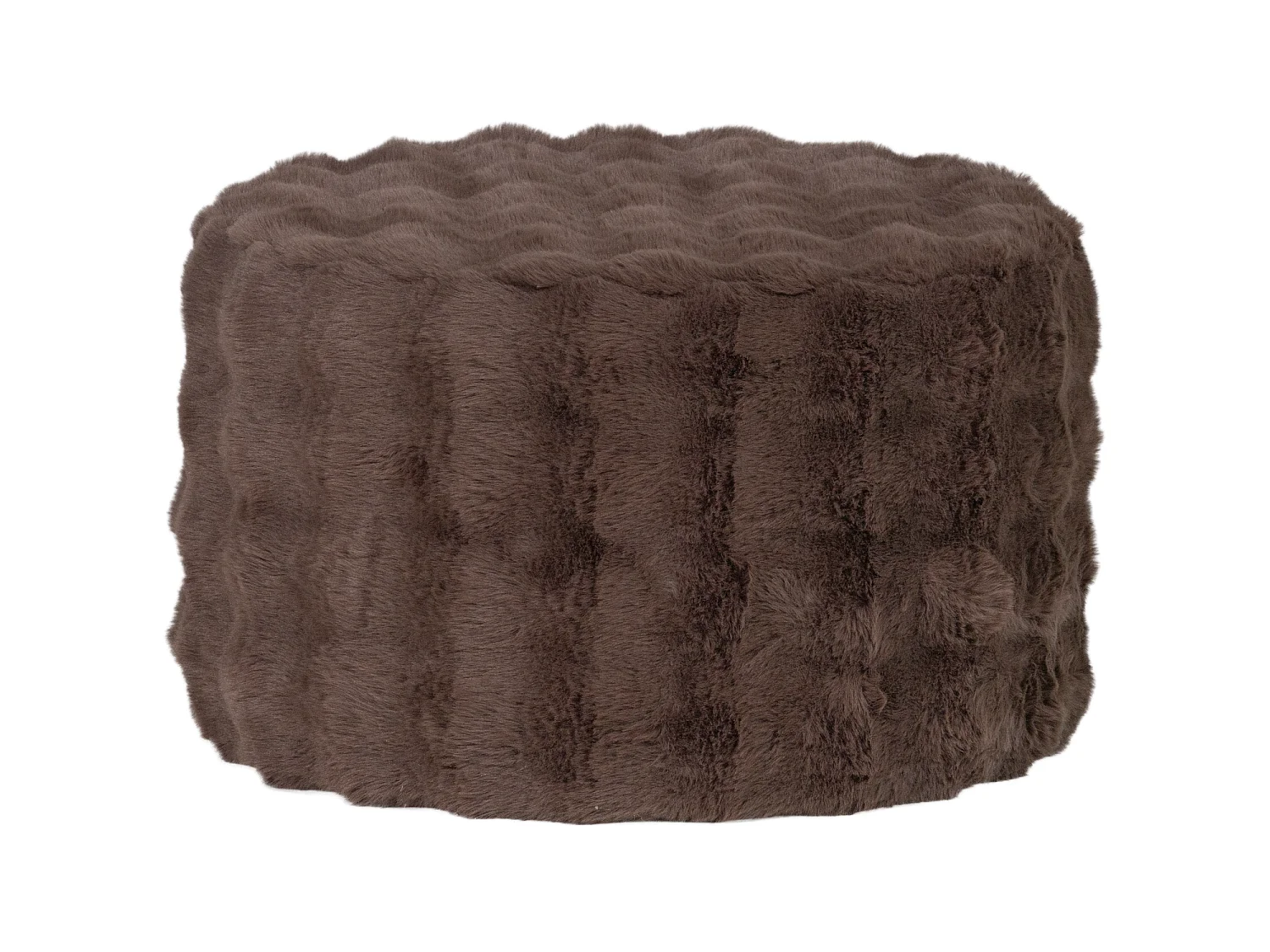 Pouf en tissu moelleux OLVEN