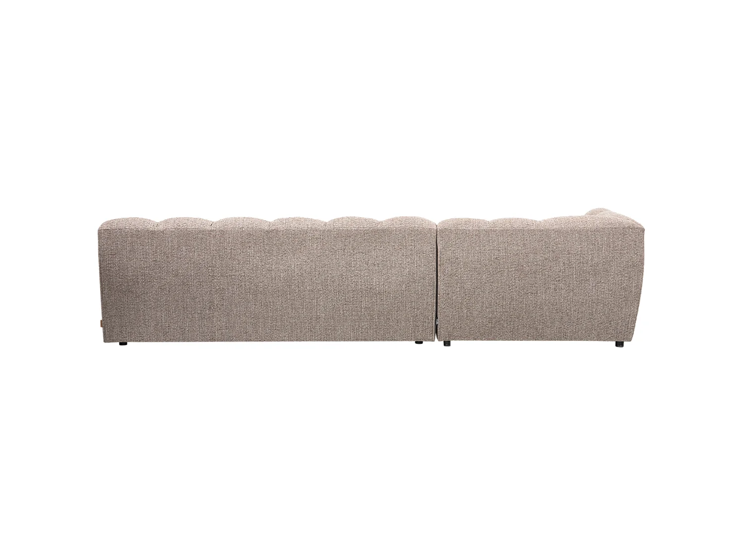 Canapé d'angle gauche en tissu ALLURE
