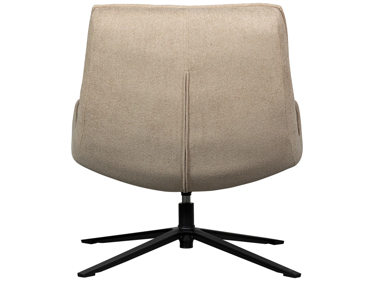 Fauteuil pivotant en tissu tissé MAUDI