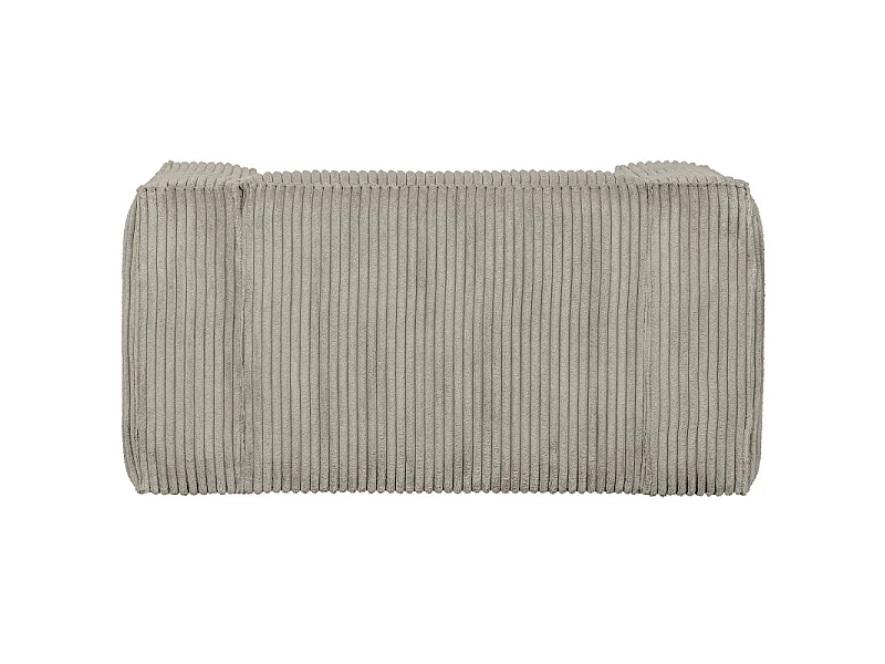 Fauteuil en tissu côtelé BEAN
