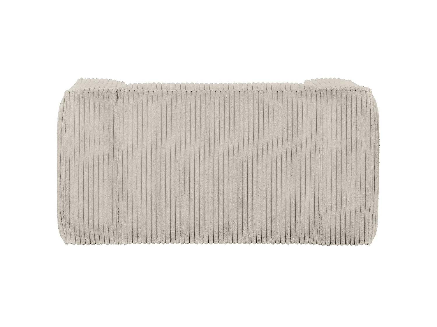 Fauteuil en tissu côtelé BEAN