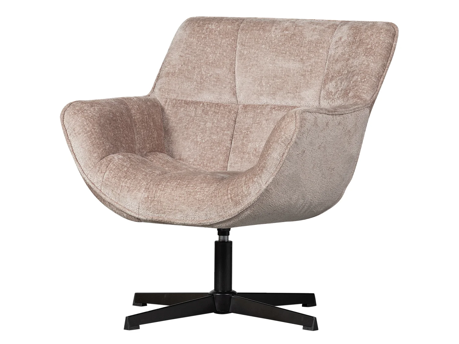 Fauteuil en tissu chenille WIBO