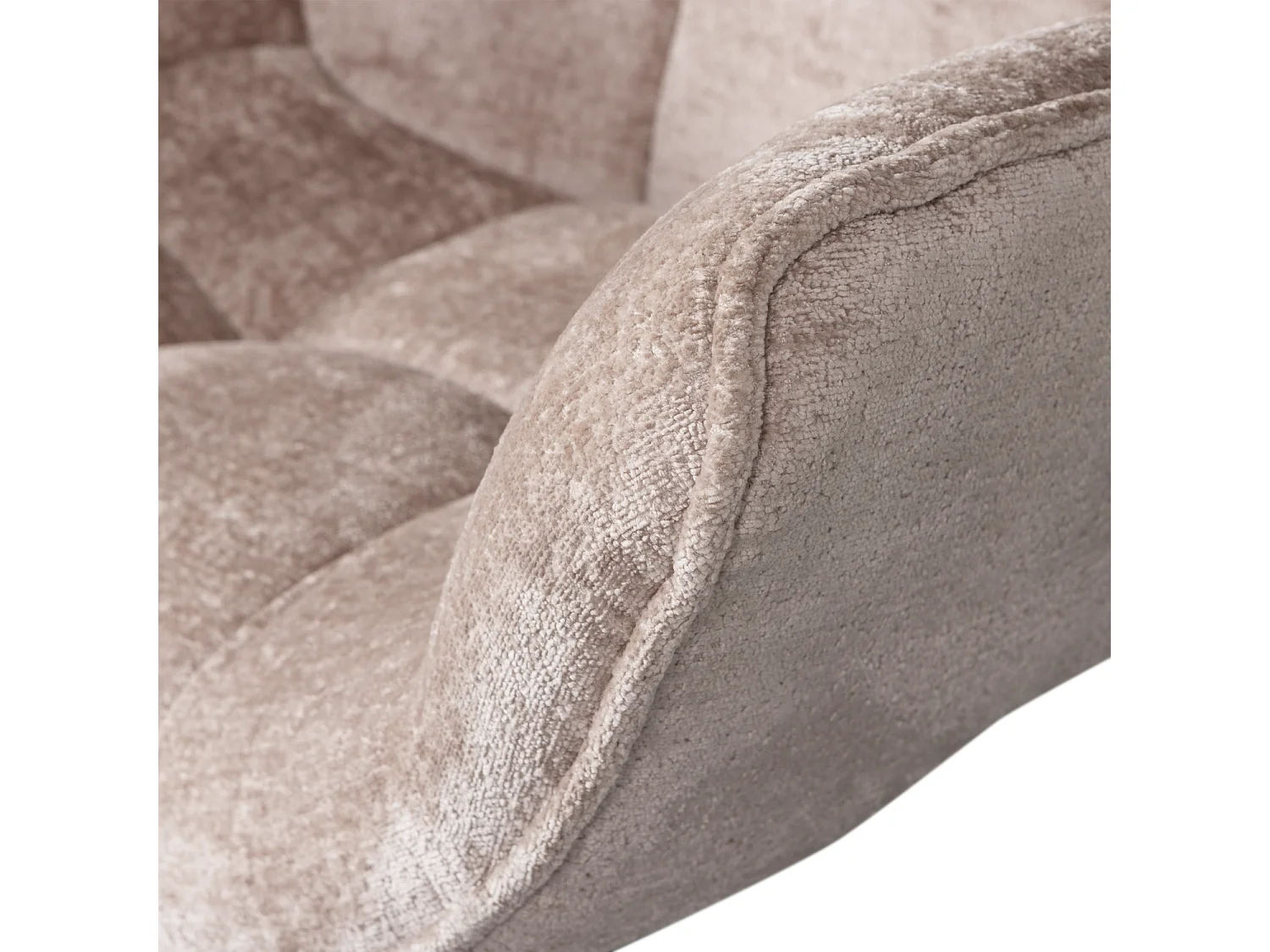 Fauteuil en tissu chenille WIBO