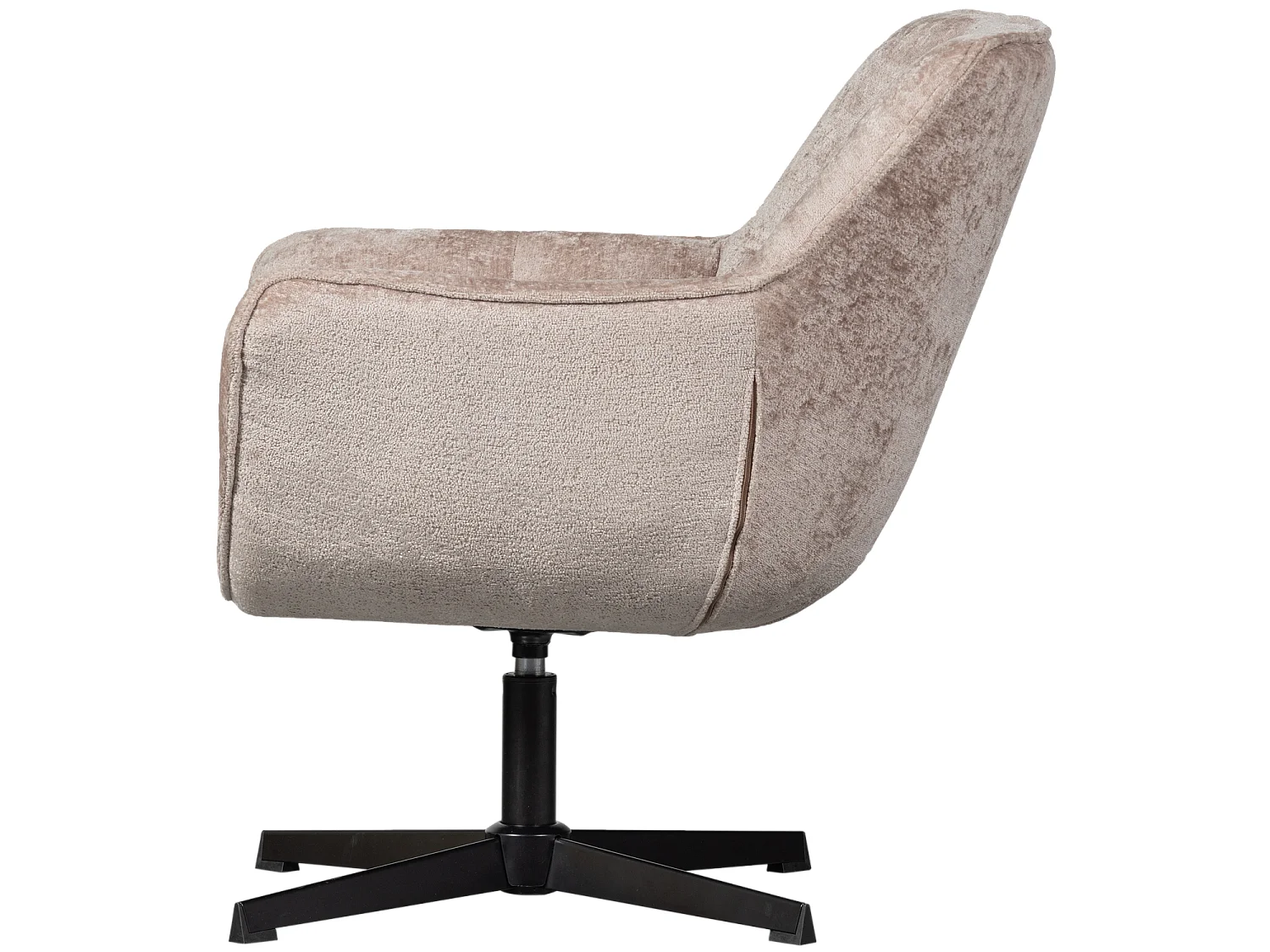 Fauteuil en tissu chenille WIBO