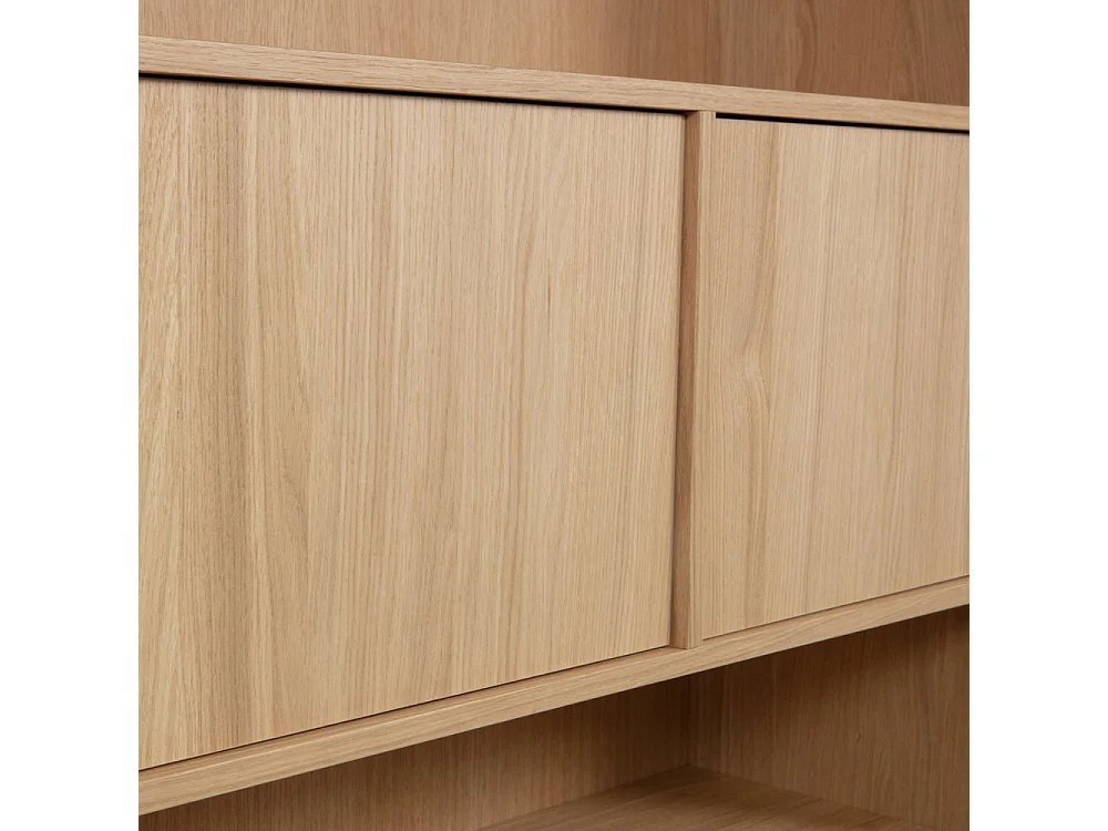 Armoire de rangement placage de chêne MODULAIR