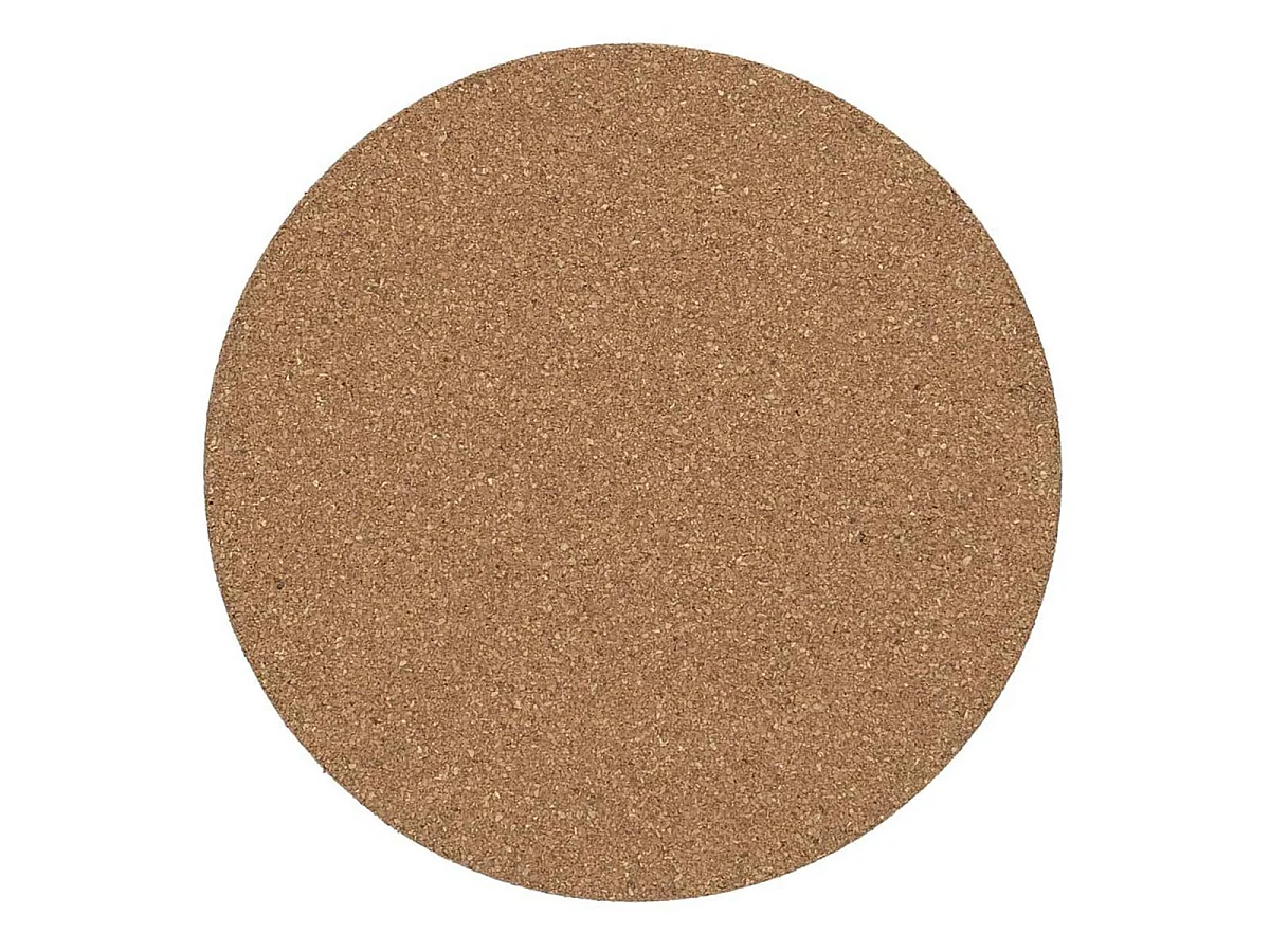 Dessous de Plat Rond en Liège "Colby" 19cm Marron