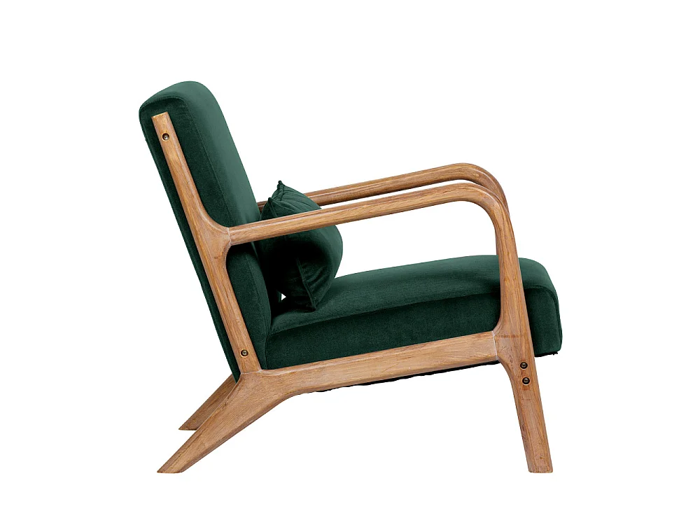 Fauteuil en velours MARK