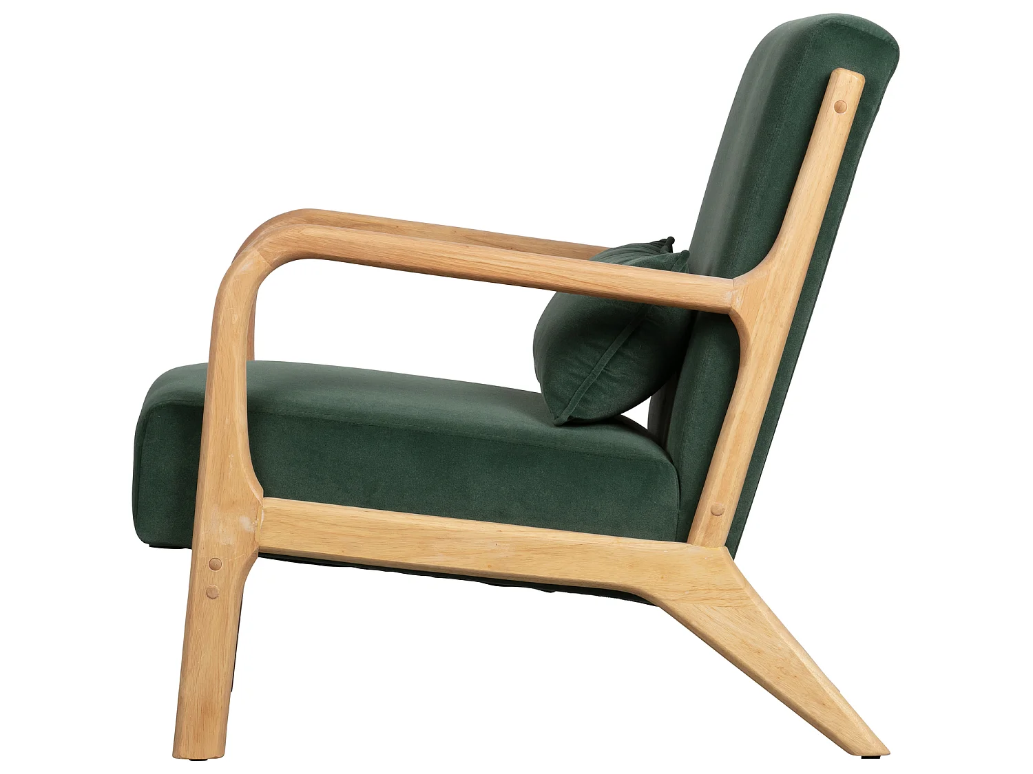 Fauteuil en velours MARK