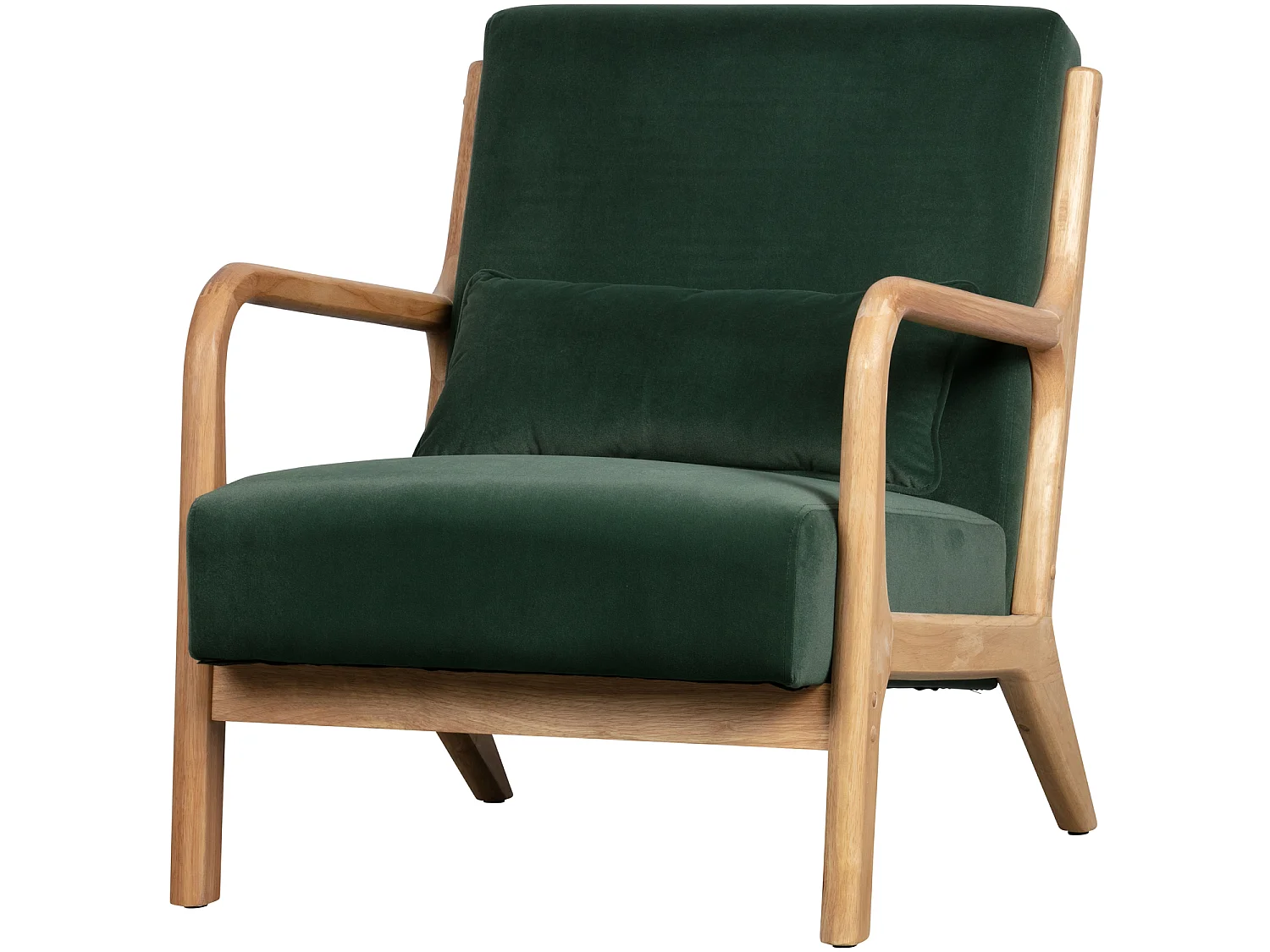 Fauteuil en velours MARK
