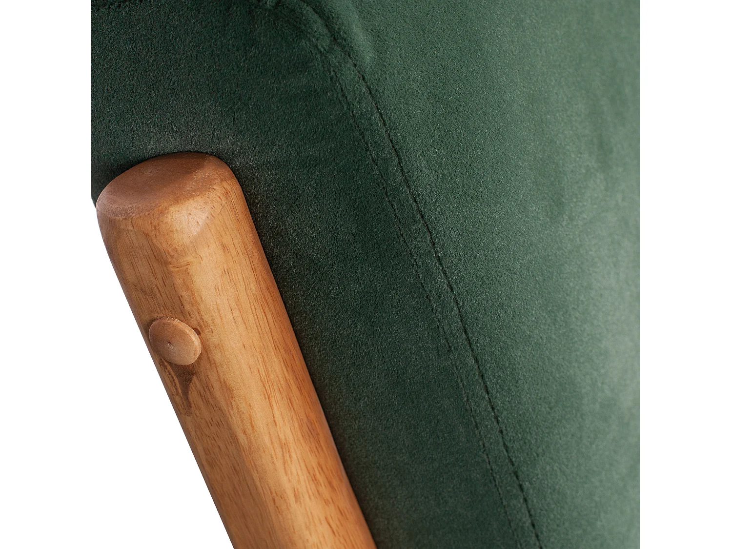 Fauteuil en velours MARK