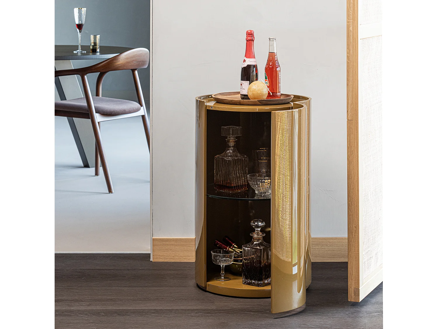 Armoire ronde en MDF SERA
