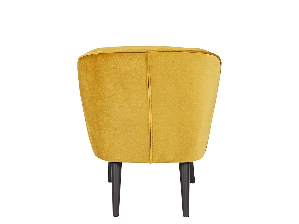 Fauteuil en velours SARA
