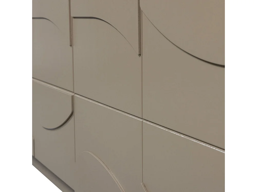 Meuble tv 5 portes en pin TEO