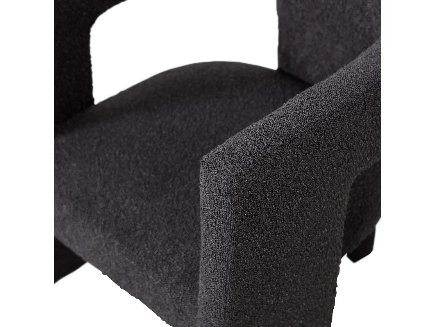 Fauteuil bouclé TIWA