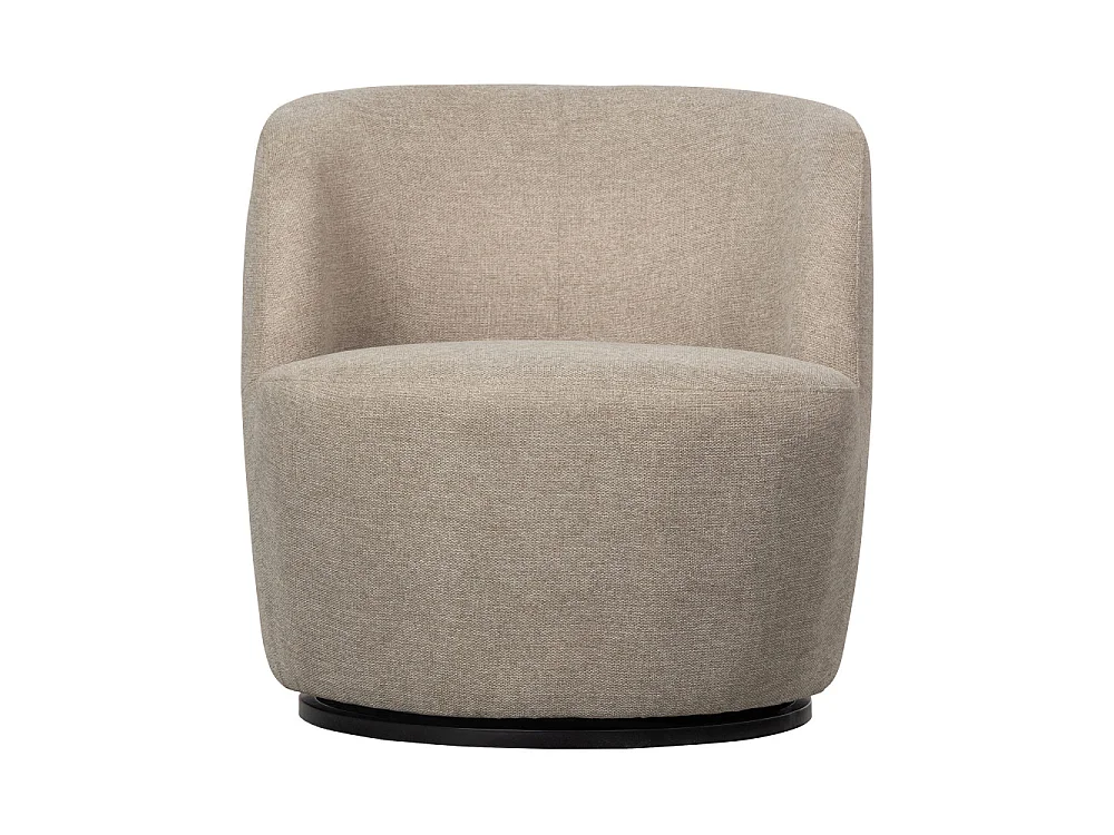 Fauteuil pivotant en tissu tissé SERRA