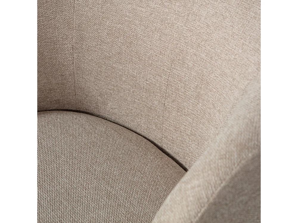 Fauteuil pivotant en tissu tissé SERRA