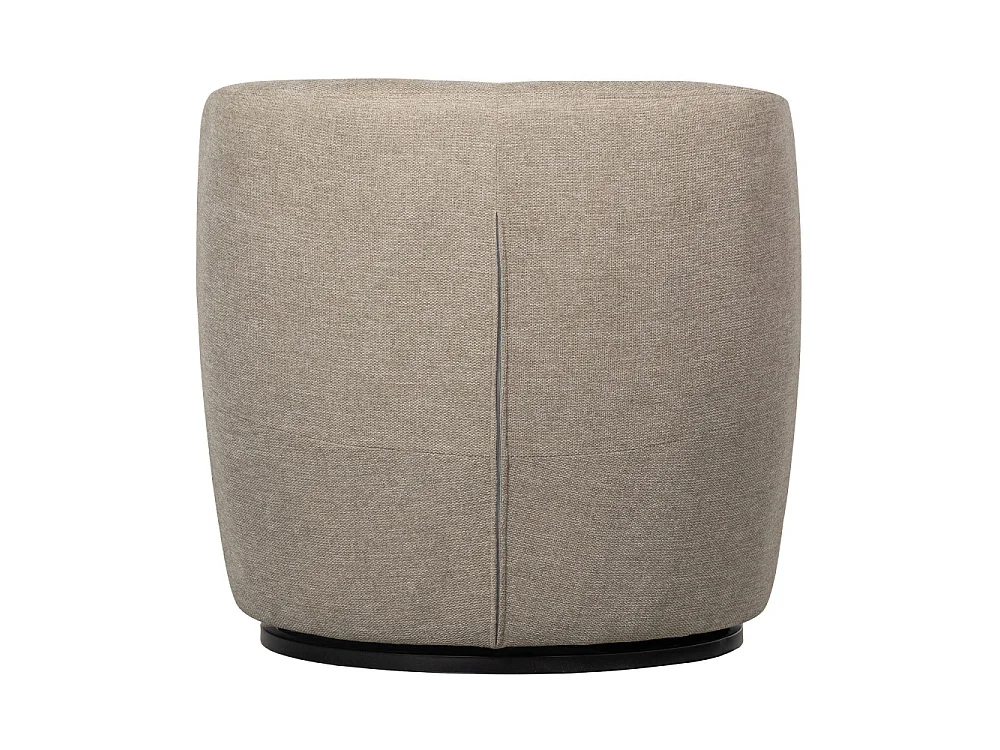 Fauteuil pivotant en tissu tissé SERRA
